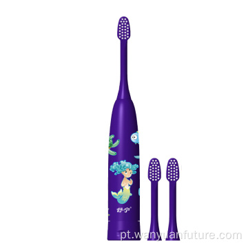 escova de dentes elétrica de vibração ultrassônica para criança
